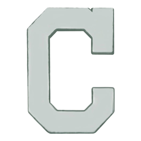 Fan Mat MLB Cleveland Indians Heavy Duty Chrome Emblem (MPN: 26570)