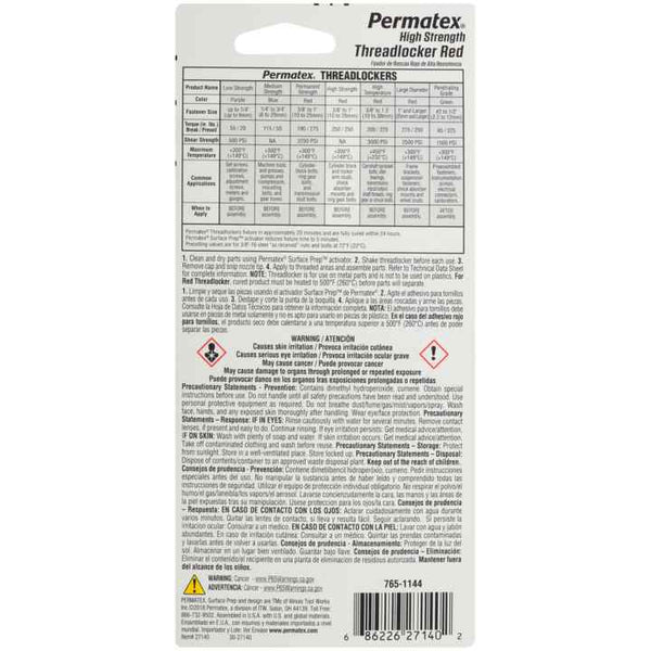 Permatex High Strength Thread Sealant (MPN: 27140)