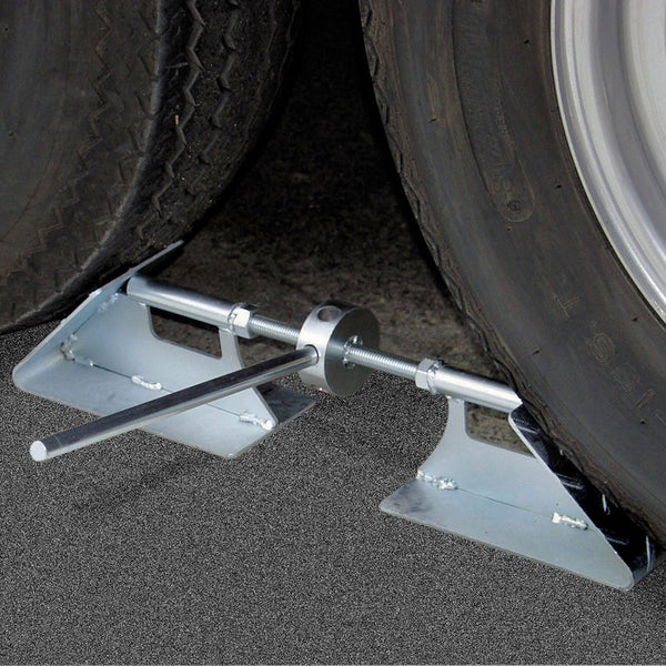 Wheel chock for RVs and trailers (MPN: 28000A)
