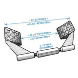 Wheel chock for single axle trailers (MPN: 28020)