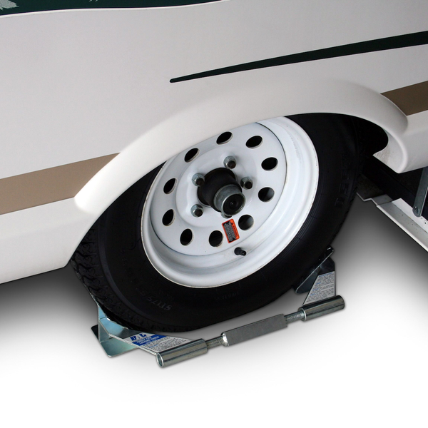 Wheel chock for single axle trailers (MPN: 28020)