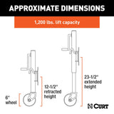 CURT Trailer Tongue Jack (MPN: 28112)