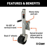 CURT Marine Trailer Tongue Jack (MPN: 28156)