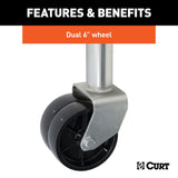 CURT Marine Trailer Tongue Jack (MPN: 28156)
