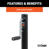 CURT A-Frame Manual Sidewind Jack (MPN: 28204)