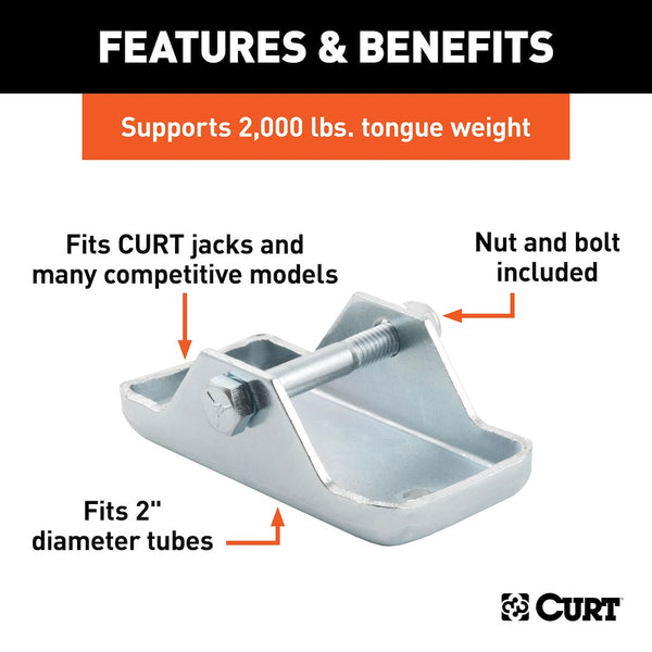Curt Trailer Tongue Jack Foot Plate (MPN: 28270)