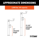 CURT Trailer Tongue Jack (MPN: 28320)