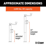 Curt Trailer Tongue Jack (MPN: 28323)