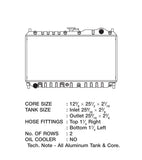 CSF Aluminum Radiator (MPN: 2863)