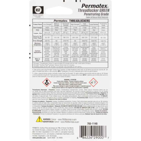 Permatex Thread Sealant (MPN: 29000)