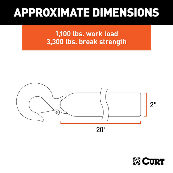 CURT Recovery Strap (MPN: 29451)