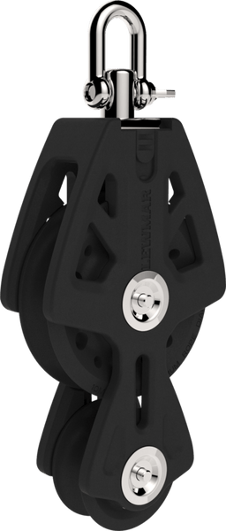 Lewmar Fiddle Block With Swivel Head (MPN: 29925031BK)