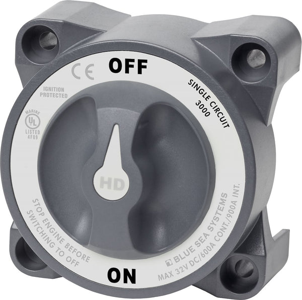Blue Sea Battery Disconnect Switch (MPN: 3000-BSS)