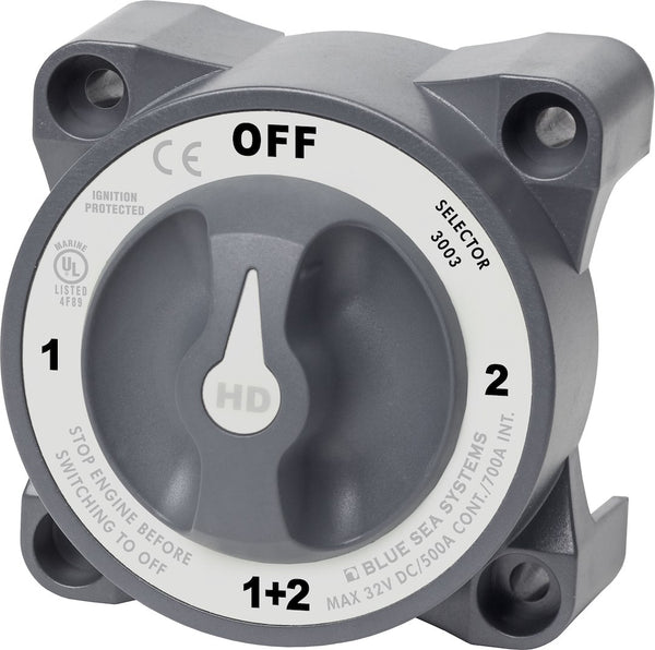 Blue Sea Battery Selector Switch HD Series (MPN: 3003-BSS)