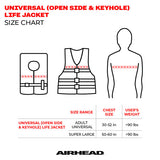 Airhead Personal Floatation Device - Element Life Vest (MPN: 30092-15-A-BKTL)