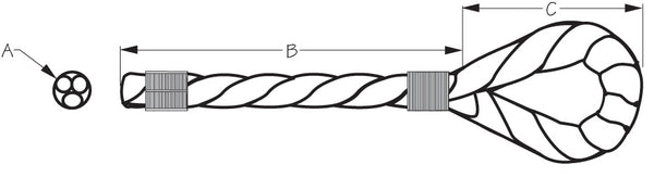 Sea Dog Twisted 3 Strand Dock Line (MPN: 301110010BK-1)