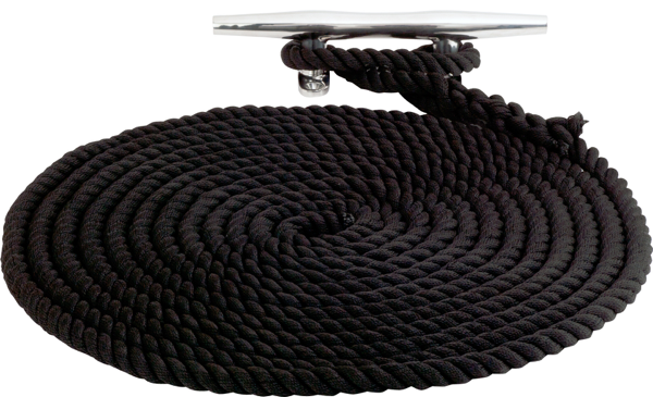 Sea Dog Twisted 3 Strand Dock Line (MPN: 301110020BK-1)