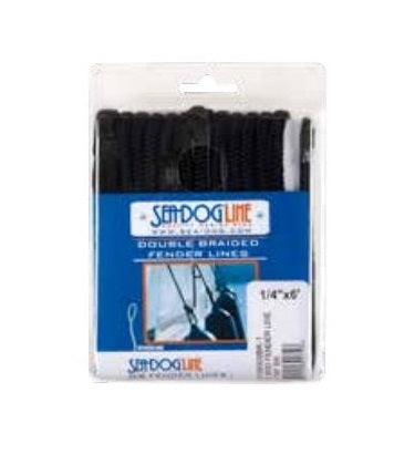 Sea Dog Boat Fender Line (MPN: 302106006BK-1)