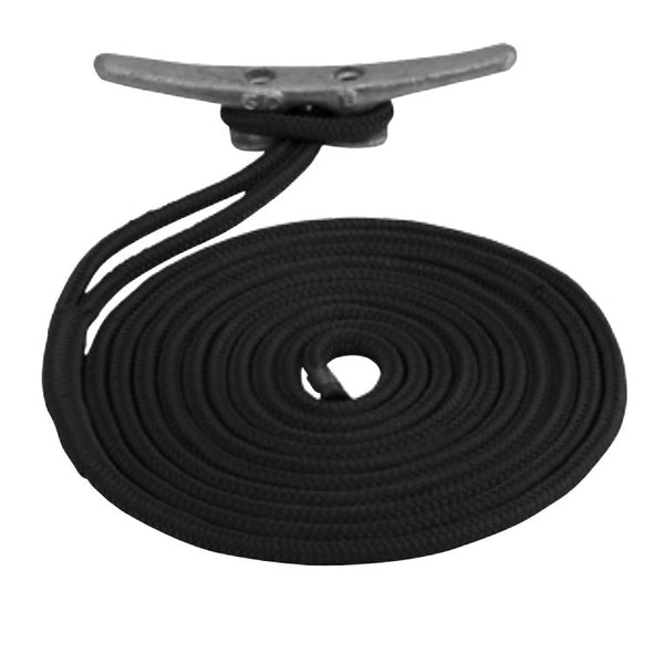 Sea Dog Double Braided Dock Line (MPN: 302110010BK-1)