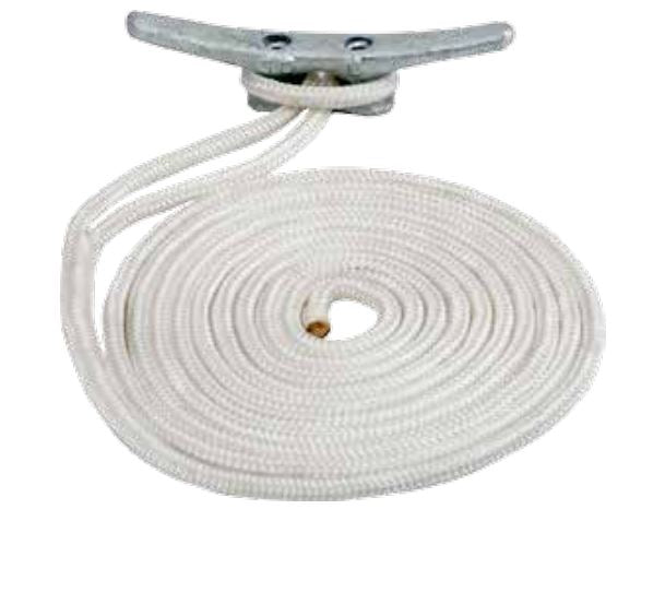 Sea Dog Double Braided Dock Line (MPN: 302110020WH-1)