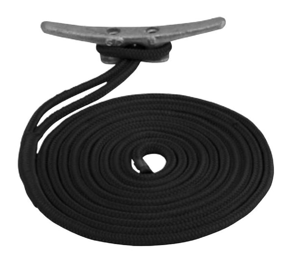 Sea Dog Double Braided Dock Line (MPN: 302112010BK-1)