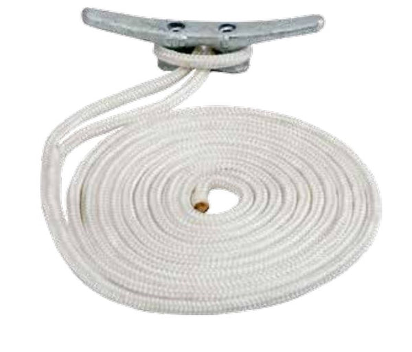 Sea Dog Double Braided Dock Line (MPN: 302112025WH-1)