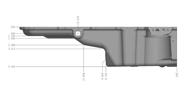 Holley LS Retro Fit Oil Pan (MPN: 302-3)