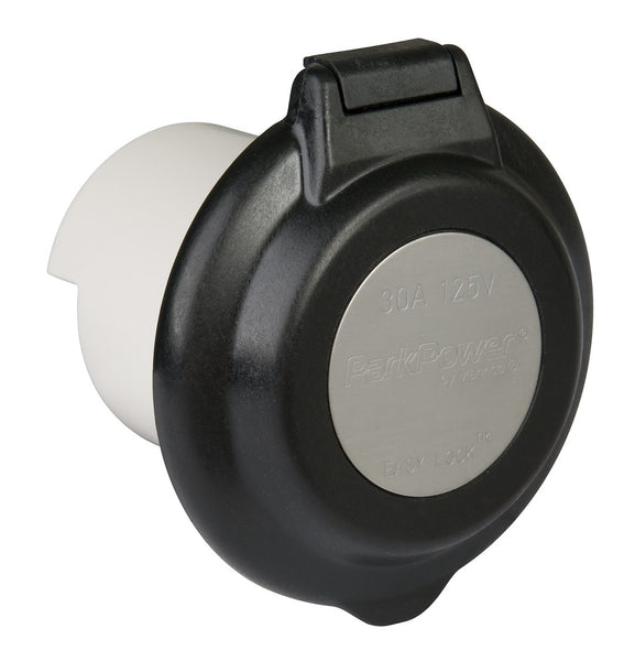 ParkPower Power Inlet Port (MPN: 304EL-BRV.BLK)