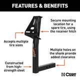 CURT Spare Tire Carrier (MPN: 31006)