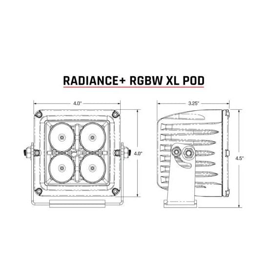 Rigid Radiance Pod XL LED Light (MPN: 322053)
