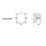 Rigid D2 XL Series LED Driving Fog Light (MPN: 322413)