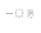 Rigid D2 XL Series LED Driving Fog Light (MPN: 322713)