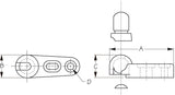 Sea-Dog Boat Windshield Mount Fastener (MPN: 324300-1)