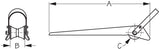 Sea-Dog Bow Roller (MPN: 328079-1)