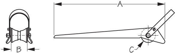 Sea-Dog Bow Roller (MPN: 328079-1)
