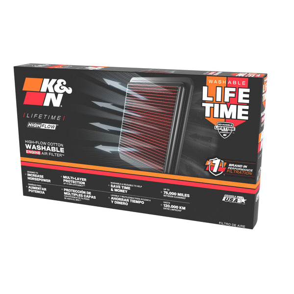 K&N Washable High-Flow Air Filter (MPN: 33-2309)