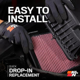 K&N Washable High-Flow Air Filter (MPN: 33-2023)