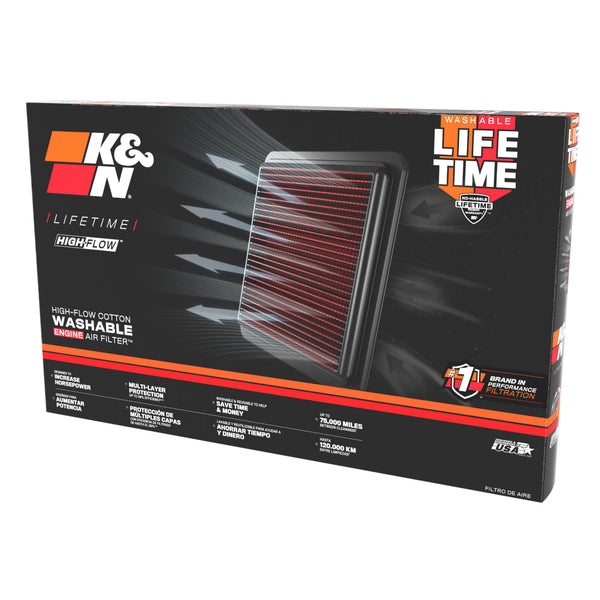 K&N Washable High-Flow Air Filter (MPN: 33-2035)