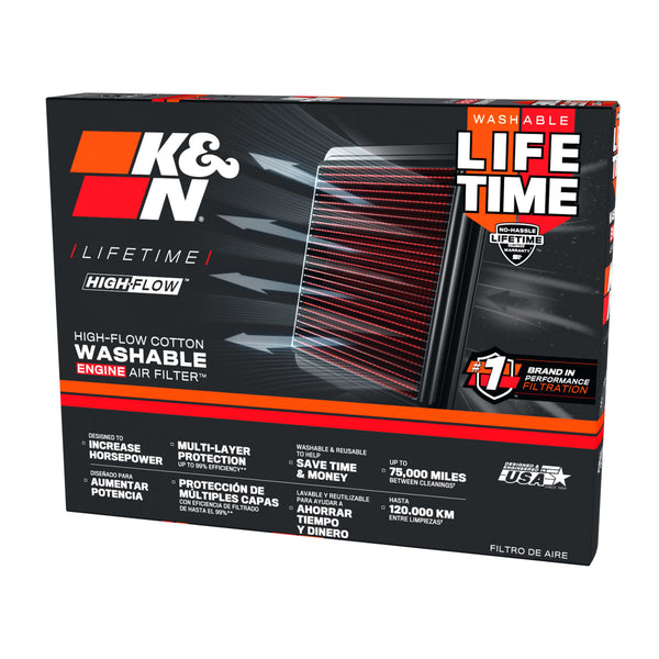 K&N Washable High-Flow Air Filter (MPN: 33-2380)