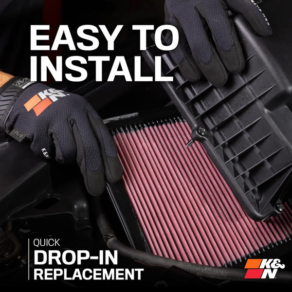 K&N Washable High-Flow Air Filter (MPN: 33-2382)