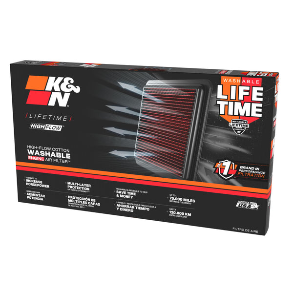 K&N Washable High-Flow Air Filter (MPN: 33-2382)
