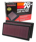 K&N High-Flow Washable Air Filter (MPN: 33-2446)