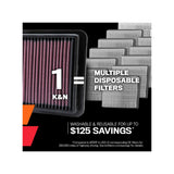K&N Washable High-Flow Air Filter (MPN: 33-5145)
