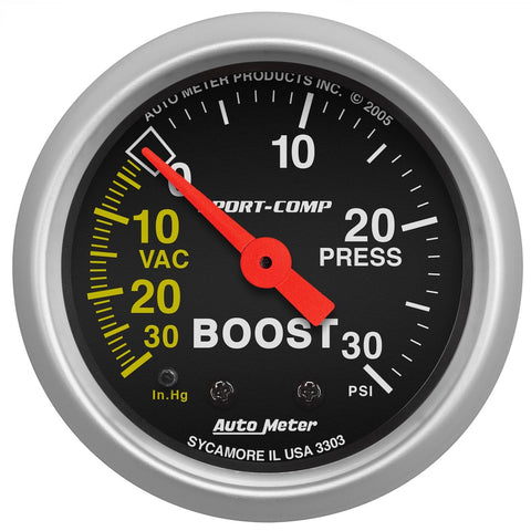 AutoMeter Boost/Vacuum Gauge (MPN: 3303)