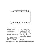 CSF Radiator With Transmission Cooler (MPN: 3312)