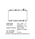 CSF Radiator With Transmission Cooler (MPN: 3313)