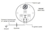 AutoMeter Water Temperature Gauge (MPN: 3337)