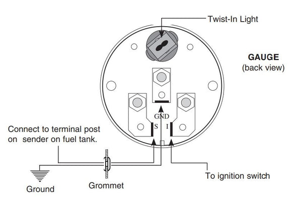 AutoMeter Water Temperature Gauge (MPN: 3337)