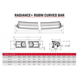 Rigid Lighting Radiance Plus Curved Light Bar (MPN: 340053)