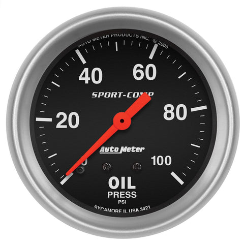 AutoMeter Oil Pressure Gauge (MPN: 3421)